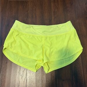 Neon lulu-lemon shorts
